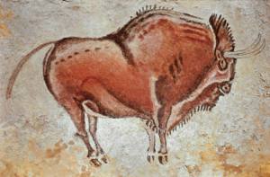 Altamira /Cave Paint.,Wisent/ Palaeolith