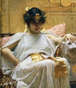 UNSPECIFIED - CIRCA 2003: Cleopatra, ca 1888, by John William Waterhouse (1849-1917), oil on canvas, 65x56 cm. 19th century. (Photo by DeAgostini/Getty Images)